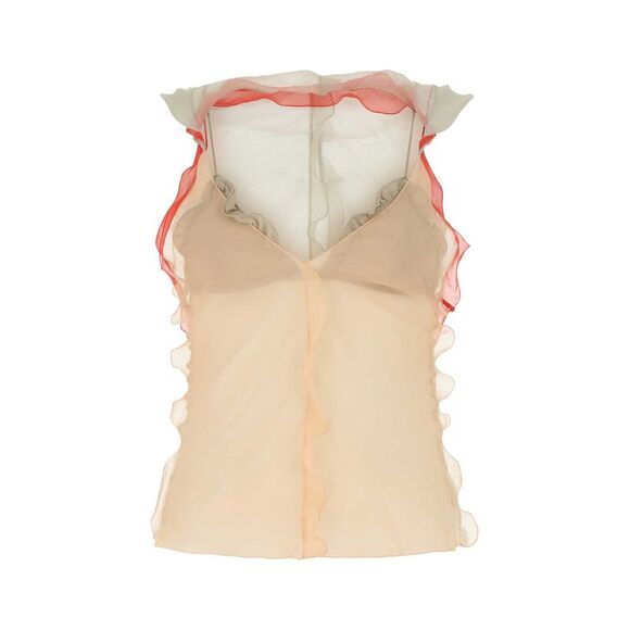 FENDI Sweaters - Fendi Women Light Pink Chiffon Top